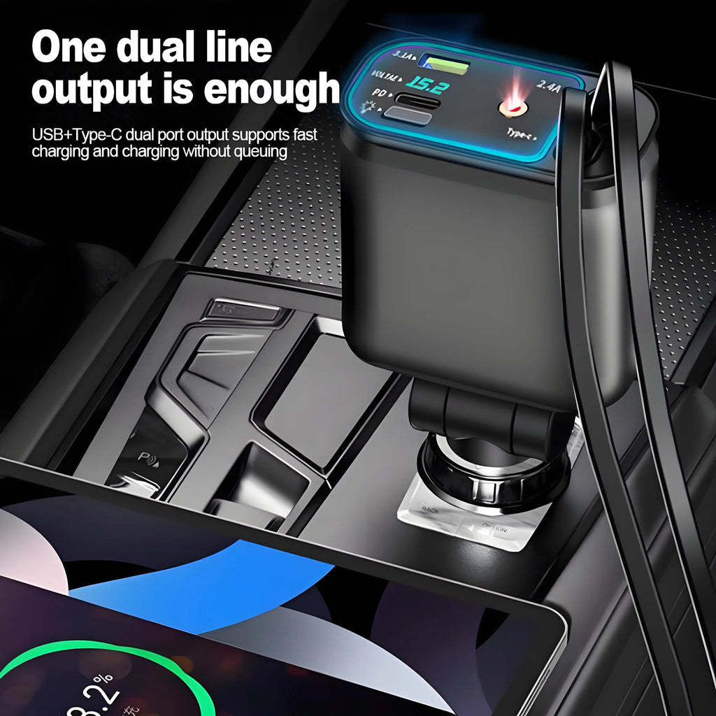 StarCharge™ Ultra Fast LED Car Charger (5-in-1)