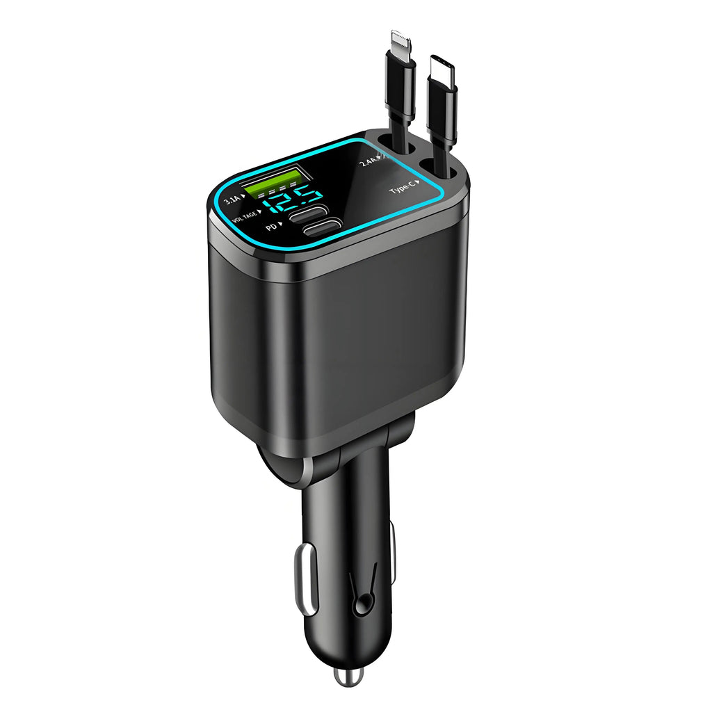 StarCharge™ Ultra Fast LED Car Charger (5-in-1)