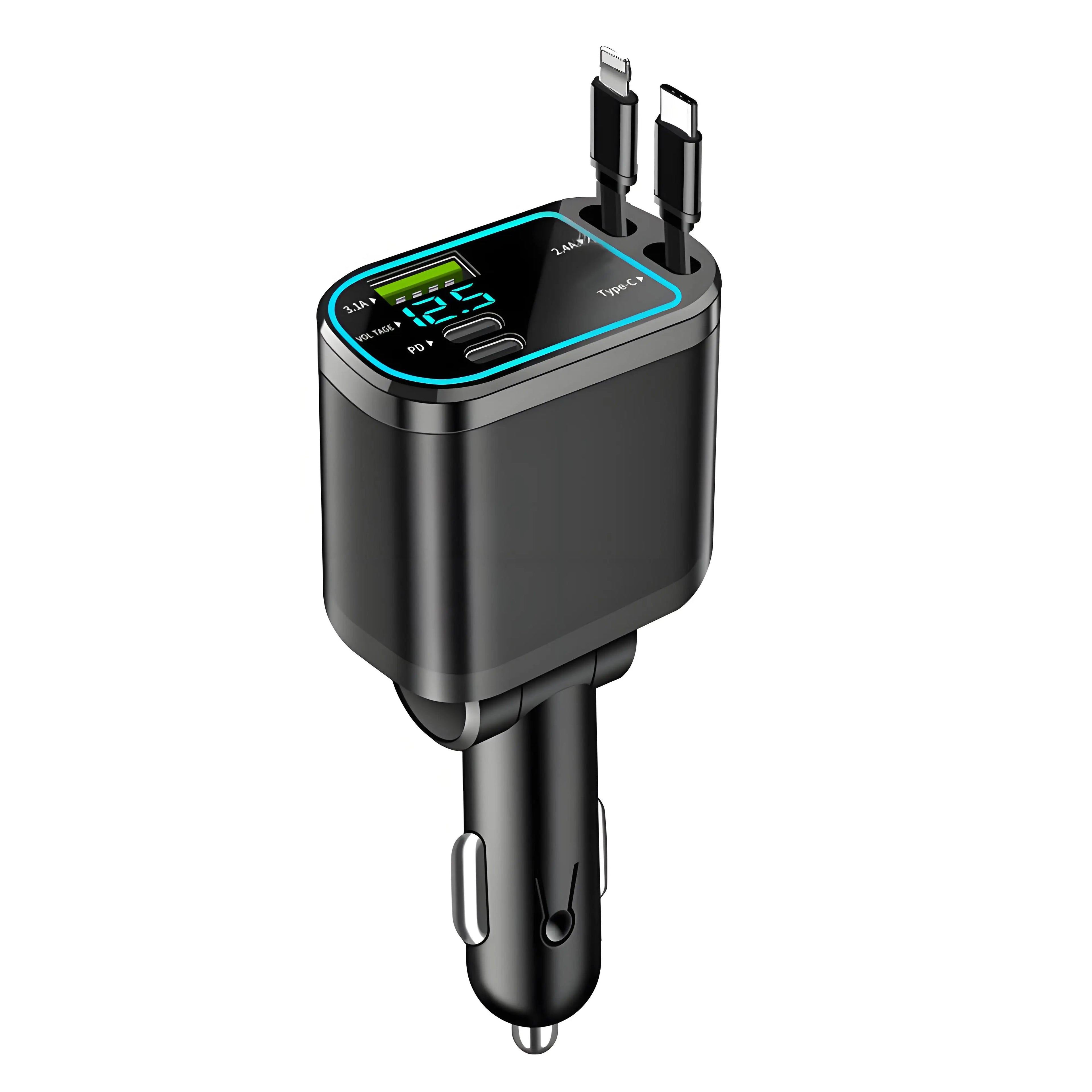 StarCharge™ Ultra Fast LED Car Charger (5-in-1)
