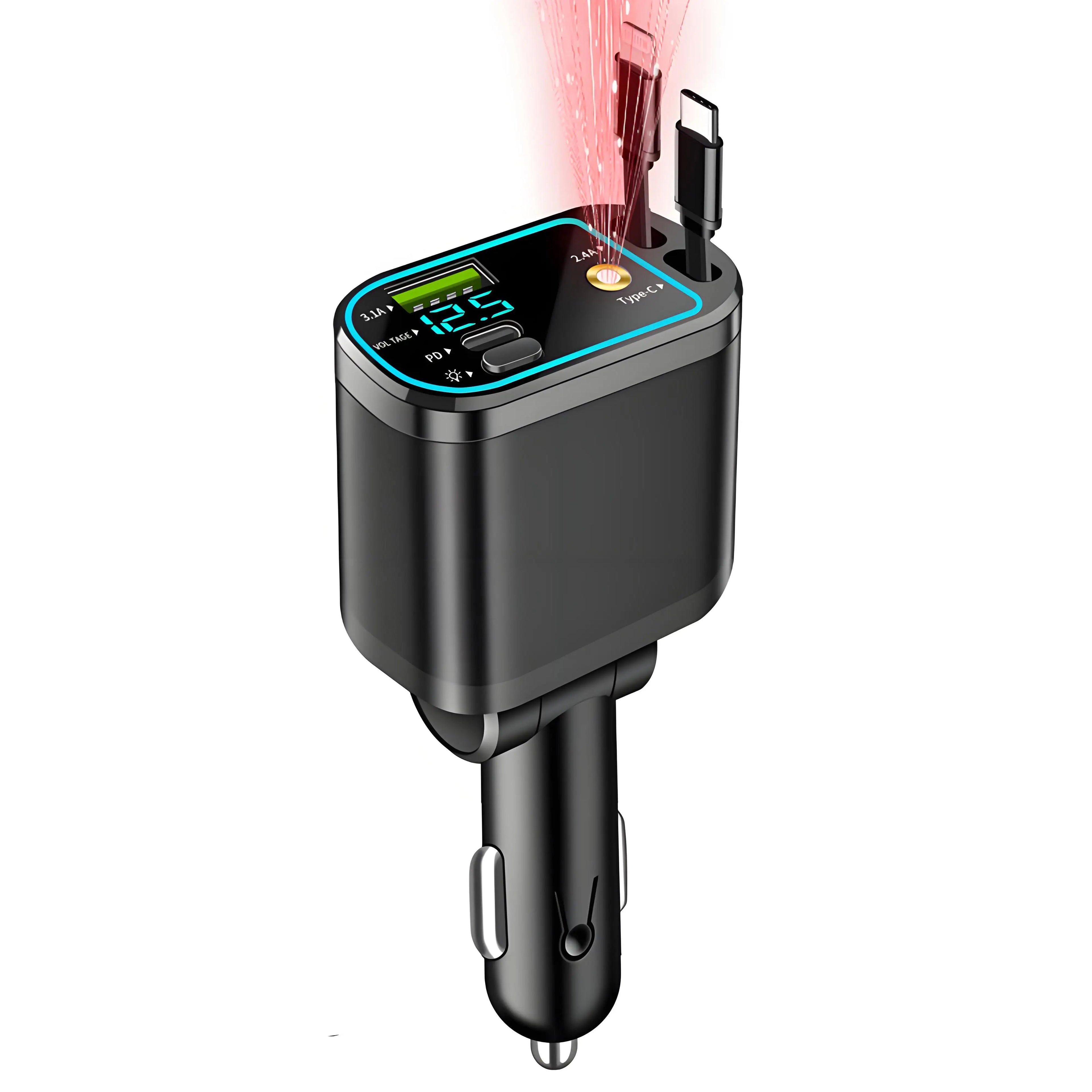 StarCharge™ Ultra Fast LED Car Charger (5-in-1)